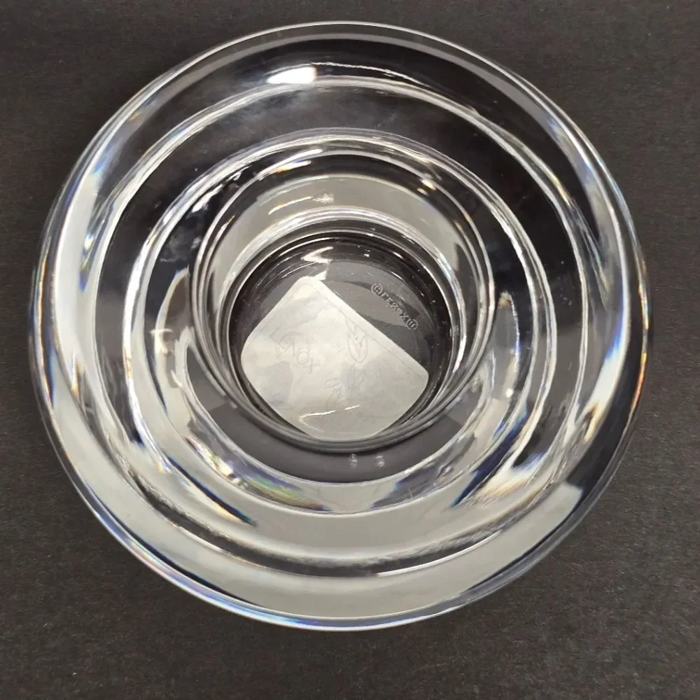 Vintage Lenox Ovations Radiance Crystal Votive Candle Holder Made In Slovenia